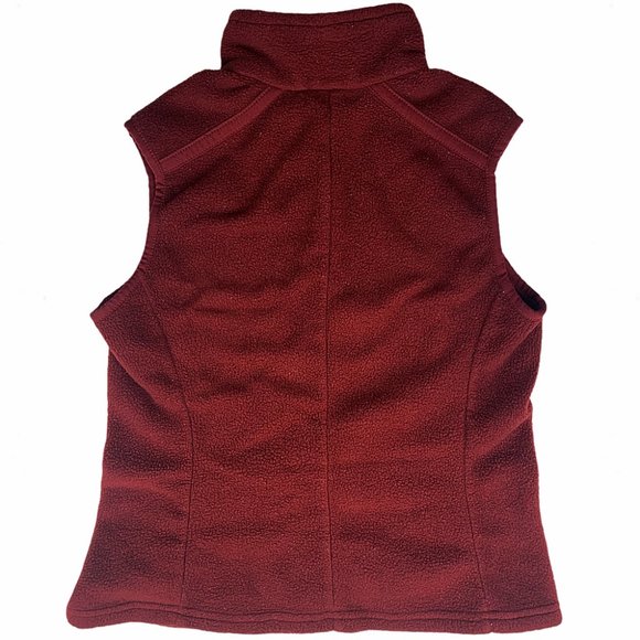 Patagonia Chicory Red Synchilla Fleece Zipper Vest - Picture 4 of 9